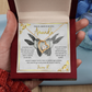 Regalo Personalizado Collar Corazón FLN Para Mujer El Amor De Mi Vida Navidad Aniversarios San Valentin Cumpleaños 14K Oro Blanco o 18K Oro Amarillo