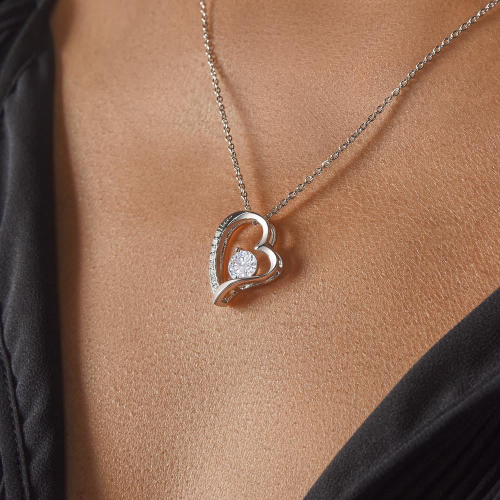 Para El Amor De Mi Vida "Nunca Encontraré Las Palabras Para Decirte Cuánto Te Amo" Collar Amor Eterno